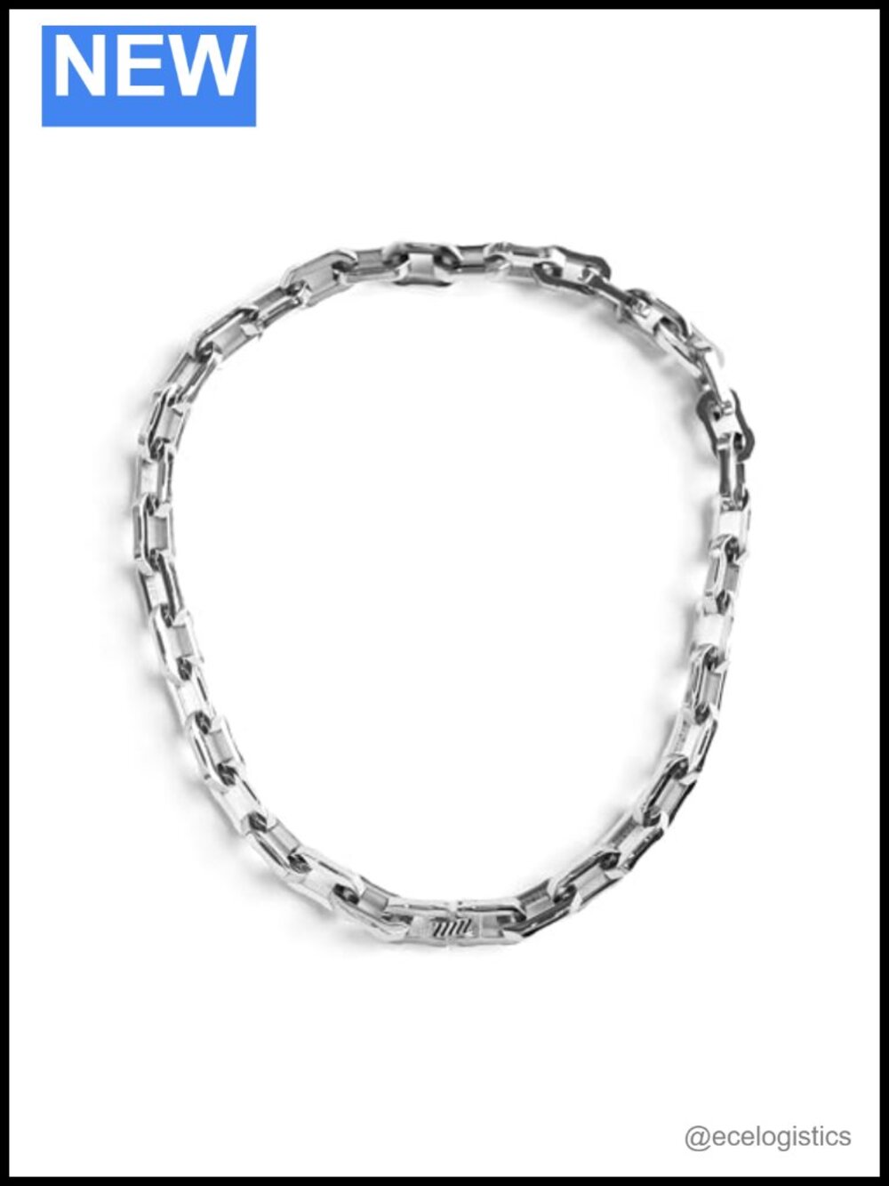 Stainless Steel Padlock Pendant Necklace